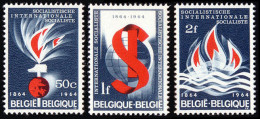 Bélgica - 1290/92 - 1964 Cent. De La Internacional Socialista Alegorías Lujo - Sonstige & Ohne Zuordnung