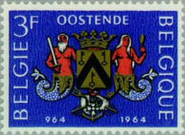 Bélgica - 1285 - 1964 Milenario De La Ciudad De Ostende Armas Lujo - Andere & Zonder Classificatie