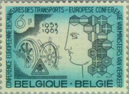 Bélgica - 1253 - 1963 10º Aniv. Conf. Europea Ministros De Transportes Lujo - Altri & Non Classificati