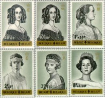 Bélgica - 1233/38 - 1962 Obras Antituberculosis Retratos De Reinas Lujo - Andere & Zonder Classificatie