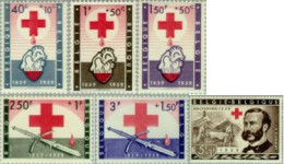 Bélgica - 1096/71 - 1959 Cent. Cruz Roja Lujo - Andere & Zonder Classificatie