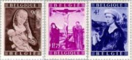 Bélgica - 795/97 - 1949 Obras Culturales Cuadros De Rogier De La Pasture Fijas - Otros & Sin Clasificación