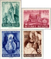 Bélgica - 777/80 - 1948 Por La Abadía De Chèvremont Lujo - Otros & Sin Clasificación