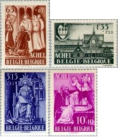 Bélgica - 773/76 - 1948 Por La Abadía De Achel Lujo - Other & Unclassified