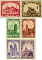 Bélgica - 267/72 - 1928 Por Los Tuberculosos Monumentos Lujo - Altri & Non Classificati