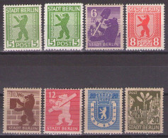 SBZ Berlin & Brandenburg 1945 Mi 1-7  MNH**VF - Berlin & Brandebourg