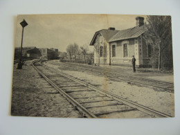 RUSSIA. LENINGRAD - ST. PETERSBURG. Tsvetochnaya Railway Station   GARE TRAIN ESTACION NON    VIAGGIATA   FP - Stazioni Senza Treni