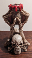 Bougeoir Vintage Squelette Résine - 99 W U I - Other & Unclassified