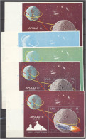 Yemen 1969, Space, Apollo 8,  Error Colour Proofs - Yémen