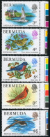 FAU4 Bermuda  Nº 353/55 + 367 + 369 Fauna Pájaros  MNH - Bermuda