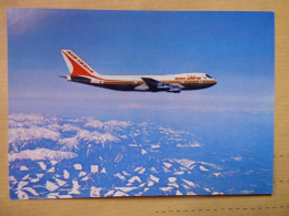 AIR INDIA  B 747    AIRLINES ISSUE / CARTE DE COMPAGNIE - 1946-....: Era Moderna