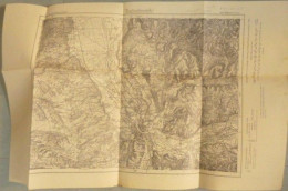 Karte Des Deutschen Reiches N° 656 : MULHOUSE 68 - BALE CH - 1/100 000ème - 1889/1908. - Topographische Karten