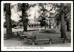 ALTE POSTKARTE SCHNEVERDINGEN AM MARKT Bank Brunnen Springbrunnen Ansichtskarte AK Cpa Postcard - Schneverdingen