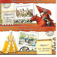 France - 2012- 2 Carnets - Châteaux Er Demeures De Nos Régions - BC 714** Et 726** - Booklets