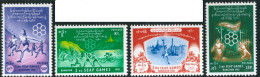 DEP2 Birmania Burma  Nº 82/85  1961 Deportes   MNH - Myanmar (Burma 1948-...)