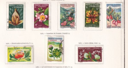 NOUVELLE CALEDONIE Dispersion D'une Collection Oblitéré Used  1964 Fleurs - Used Stamps