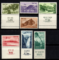 Israel 1953 - Mi.Nr. 80 - 86 - Postfrisch MNH - Mit Und Ohne TAB - Nuovi (con Tab)