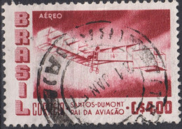 1956 Brasilien AEREO ° Mi:BR 904, Sn:BR C84, Yt:BR PA71, Santos-Dumont's 1906 Biplane "14 Bis" - Used Stamps