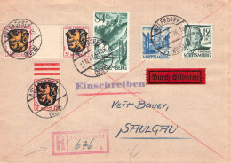 WÜRTTEMBERG - EXPRESS 1947 AULENDORF - SAULGAU / 6122 - Wurtemberg