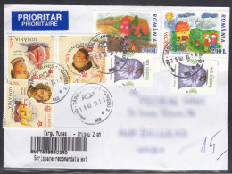 Romania Nice Franked Cover To Serbia - Brieven En Documenten