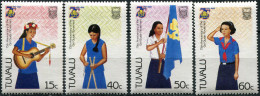 TUVALU - 1985 - SET OF 4 STAMPS MNH ** - 75 Years Of The Girl Guide Movement - Tuvalu