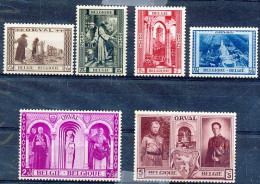 TIMBRE  ZEGEL STAMP  BELGIQUE SERIE ORVAL 513-518  XX - Privados & Locales [PR & LO]