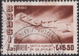 1956 Brasilien AEREO ° Mi:BR 905, Sn:BR C85, Yt:BR PA72, Santos-Dumont's 1906 Biplane "14 Bis" - Gebruikt