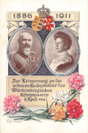 WÜRTTEMBERG - POSTKARTE 8.4.1911 SILBERHOCHZEIT / 6125 - Entiers Postaux