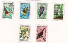 NOUVELLE CALEDONIE Dispersion D'une Collection Oblitéré Used  1967 Oiseaux Birds - Gebruikt