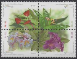 Brasil Brazil 3641/44 2017 Flores Flowers MNH - Autres & Non Classés