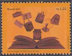 Brasil Brazil 3678 2018 Homenaje A La Biblioteca Postal MNH - Other & Unclassified