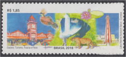 Brasil Brazil 3722 2018 Guiana Turismo Fauna Y Flora MNH - Autres & Non Classés