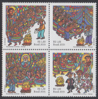 Brasil Brazil 3415/18 2015 Grupos De Baile MNH - Otros & Sin Clasificación