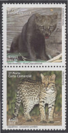 Brasil Brazil 3225/26 2012 Fauna Animales Leopardo  PumaMNH - Other & Unclassified