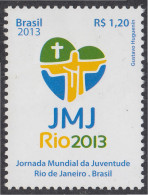 Brasil Brazil 3279 2013 Jornada Mundial De La Juventud MNH - Altri & Non Classificati