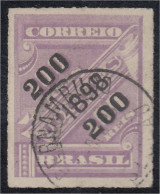 Brasil Brazil 92 1898 Sello De Periódico De 1889 Sobreimpreso Usado - Altri & Non Classificati