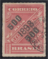 Brasil Brazil 94 1898 Sello De Periódico De 1889 Sobreimpreso Usado - Autres & Non Classés
