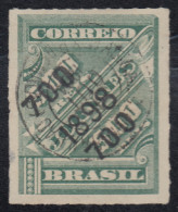 Brasil Brazil 96 1898 Sello De Periódico De 1889 Sobreimpreso Usado - Autres & Non Classés