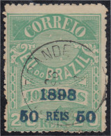 Brasil Brazil 102 1898/99 Sello De Periódico De 1890/91 Sobreimpreso Usado - Autres & Non Classés