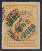 Brasil Brazil 99 1898 Sello De Periódico De 1889 Sobreimpreso Usado - Sonstige & Ohne Zuordnung