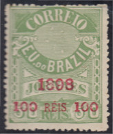 Brasil Brazil 103 1898/99 Sello De Periódico De 1890/91 Sobreimpreso MH - Other & Unclassified