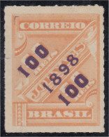 Brasil Brazil 91 1898 Sello De Periódico De 1889 Sobreimpreso MNH - Autres & Non Classés