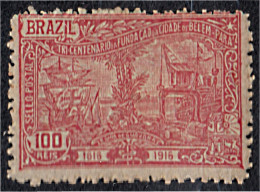 Brasil Brazil 148 1916 Tricentenario De La Fundación De Belén MH - Andere & Zonder Classificatie