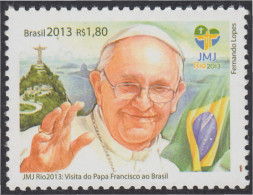 Brasil Brazil 3291 2013 Visita Del Papa Francisco A Brasil MNH - Sonstige & Ohne Zuordnung