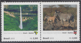 Brasil Brazil 3307/08 2013 Relaciones Diplomáticas Kenia - Brasil MNH - Otros & Sin Clasificación