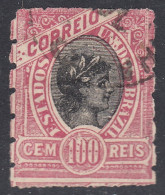 Brasil Brazil 90aB 1897 Nuevos Grabados Libertad Liberty Usado - Autres & Non Classés