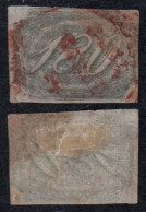 Brasil Brazil 8 1844/46 Cifras Oblicuas Usado - Andere & Zonder Classificatie