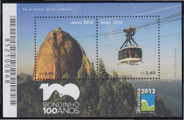 Brasil Brazil HB 156 2012 Pan De Azúcar Río De Janeiro MNH - Otros & Sin Clasificación