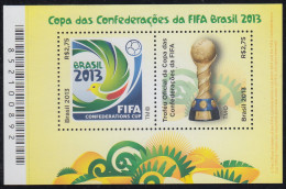 Brasil Brazil HB 158 2013 Copa De Confederaciones FIFA Fútbol MNH - Sonstige & Ohne Zuordnung