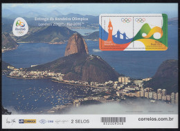 Brasil Brazil HB 171 2016 Río De Janeiro Bandera Olímpica MNH - Autres & Non Classés